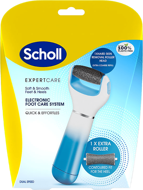 Velvet Smooth Elektronisk Fotfil Blue, från Scholl, i färgen Blue.