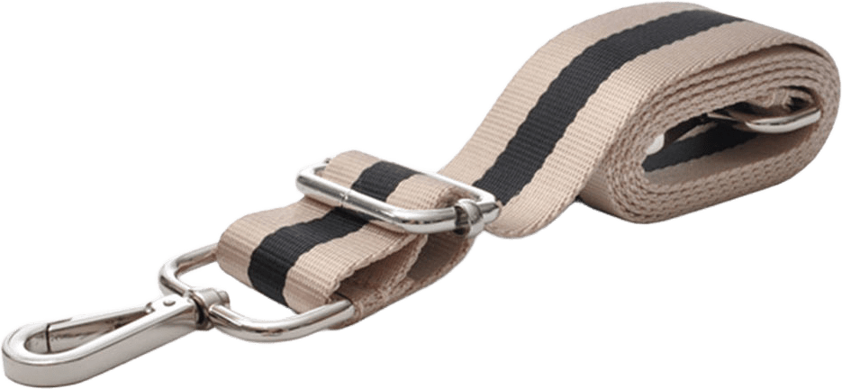 Striped Shoulder Strap, från Ceannis, i färgen Black.