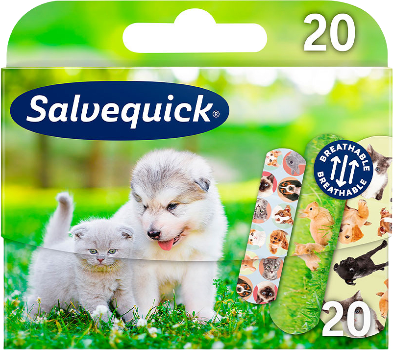 Plåster Animal Planet, från Salvequick.