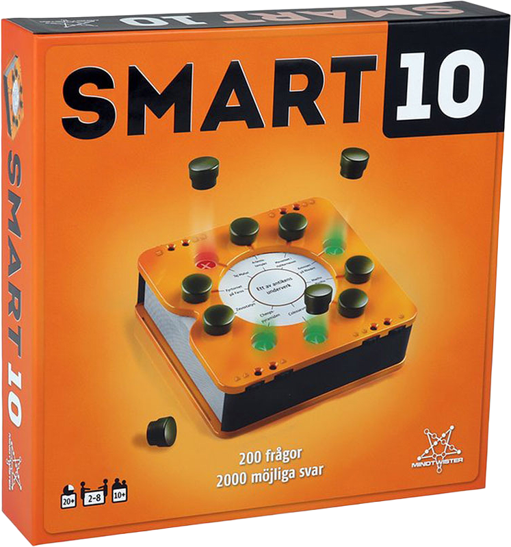 Sällskapsspel, Smart10, från Martinex.