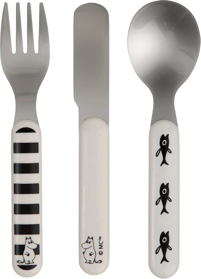 Barnbestick Mumin Vatten & bad, 3 delar