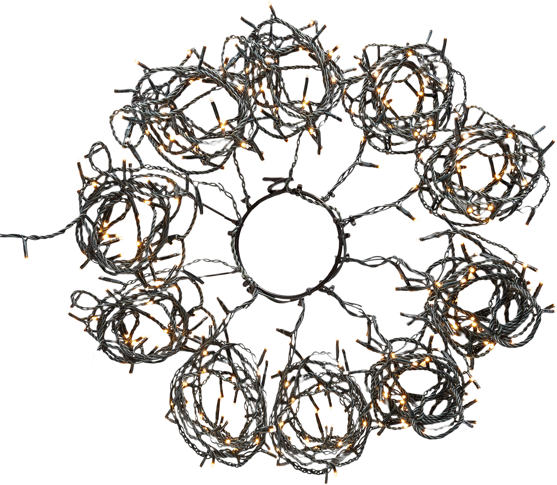 Julgransbelysning för utomhusbruk 200 lampor, från Åhléns Home, i färgen Black.