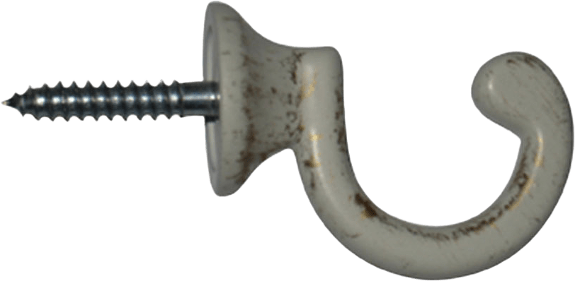 Omtagskrok Siv, 2 cm, 2 st, från Kirsch, i färgen Antique Gold.