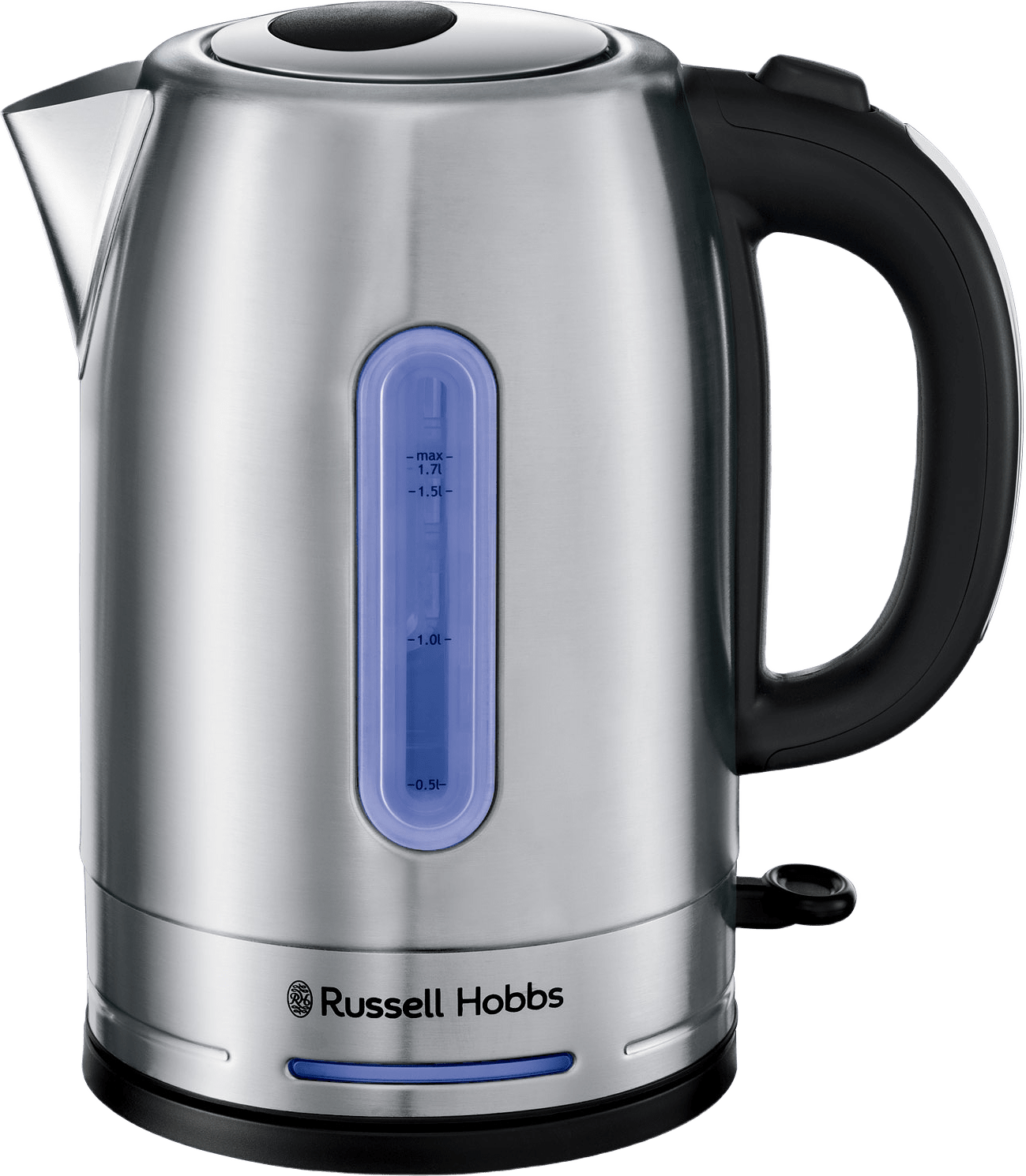 VattenkokareQuiet Kettle 1,7l, från Russell Hobbs, i färgen silver.