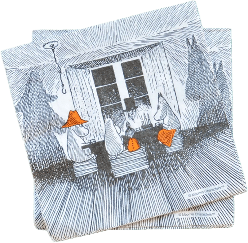 Servett Mumin Together True to Its Origin 20-pack, från Opto Design.