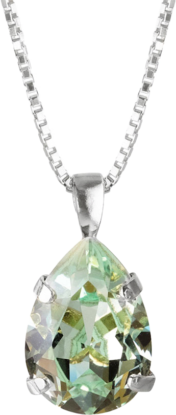 Mini Drop Necklace, från Caroline Svedbom, i färgen Silver.