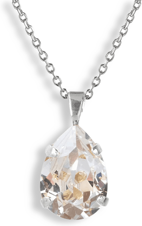 Mini Drop Necklace Crystal