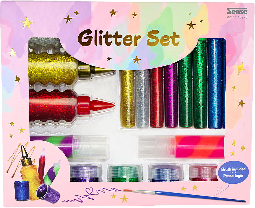 Glitterpyssel, från SENSE.