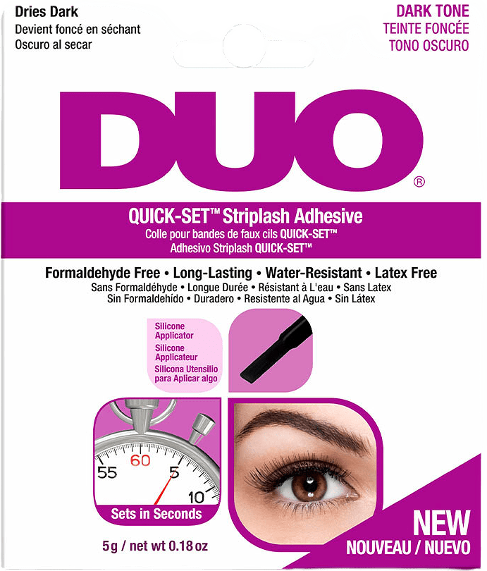 DUO Quick-Set Striplash Dark Franslim, från Ardell, i färgen Dark.