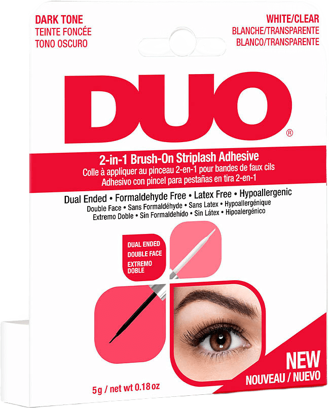 DUO 2-in-1 Brush On Franslim Dark/Clear, från Ardell, i färgen Dark/Clear.