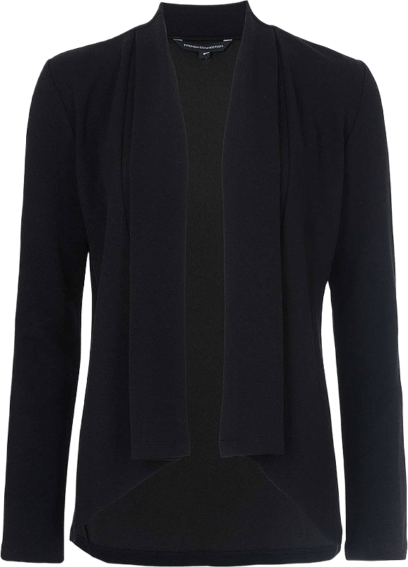 Josie Jersey Jacket, från French Connection, i färgen Black.