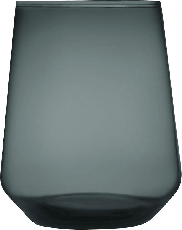 Glas Essence, 35 cl 2-pack, från Iittala, i färgen Mörkgrå.