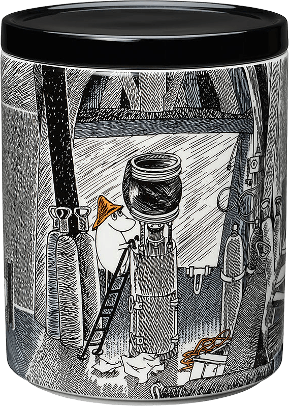 Burk Mumin Trogen sitt Ursprung, 1,2 l, från Arabia, i färgen Trogen sitt ursprung.