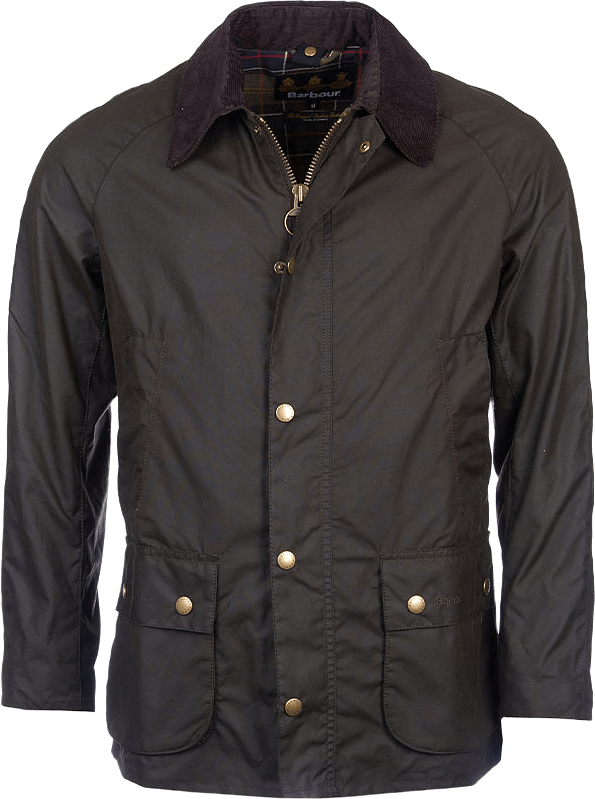 Ashby Wax Jacket, från Barbour, i färgen Olive.