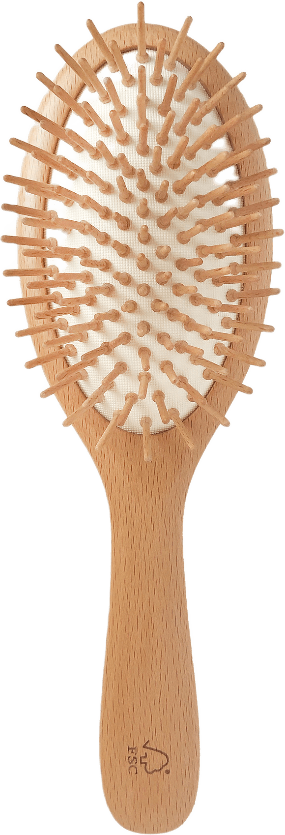 Utredningsborste, Bokträ/Träpiggar, från Åhléns, i färgen Red.