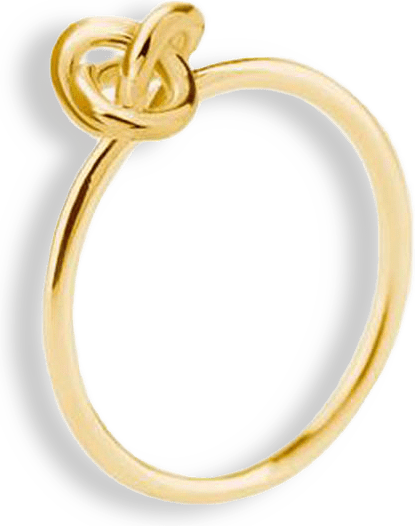 Le Knot drop ring