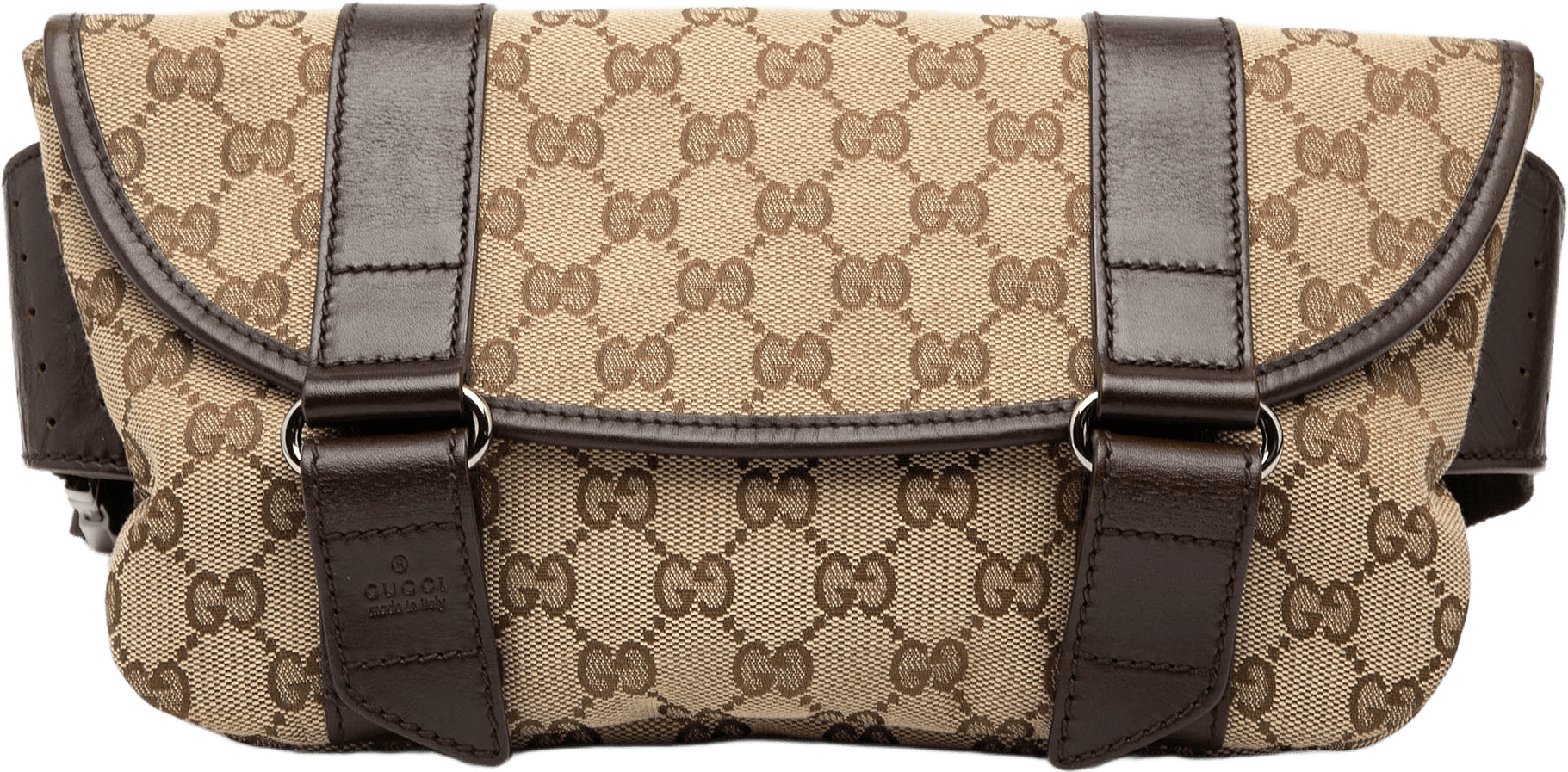 Gucci Gg Canvas Belt Bag, från Luxclusif, i färgen beige.