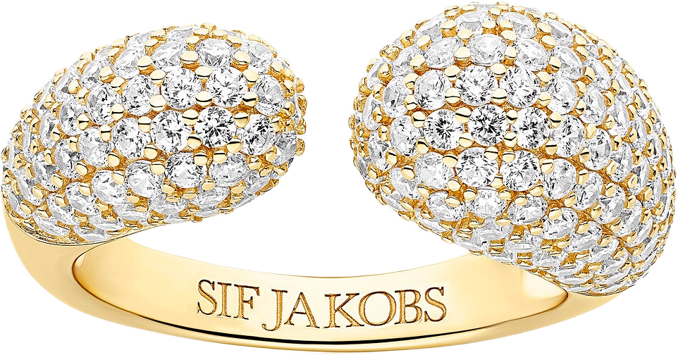 Ring Goccia, från Sif Jakobs Jewellery, i färgen gold.