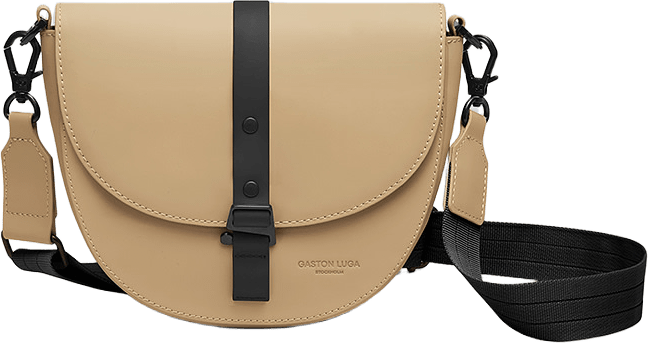 Spläsh Moon Crossbody, från Gaston Luga, i färgen latte.