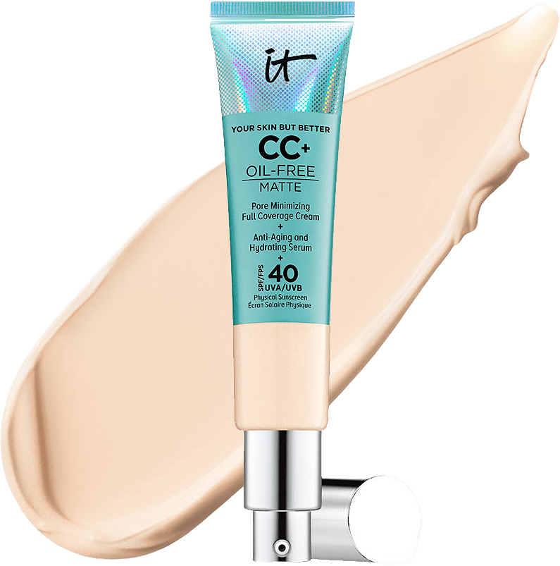 CC+ Cream SPF50 Oil-Free, från IT Cosmetics, i färgen Light.