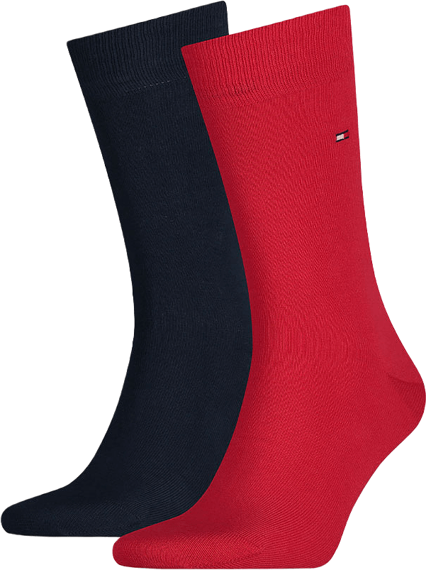 Classic Mens Sock 2-pack, från Tommy Hilfiger, i färgen Multi.
