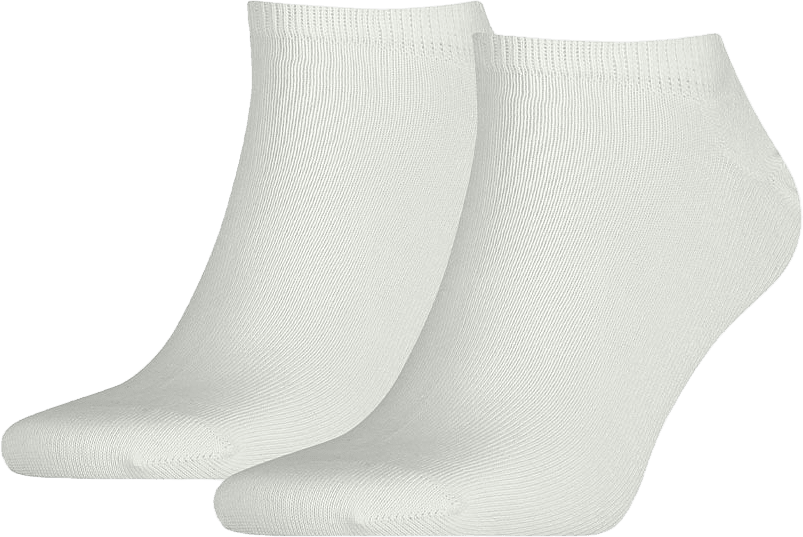Mens Sneaker - Trainer Socks 2-pack, från Tommy Hilfiger, i färgen White.