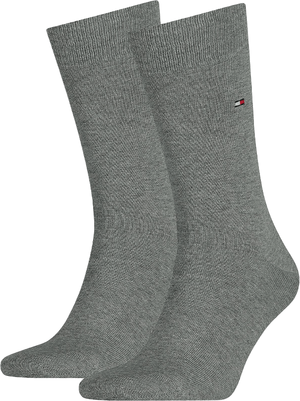 Classic Mens Sock 2-pack, från Tommy Hilfiger, i färgen Grey.