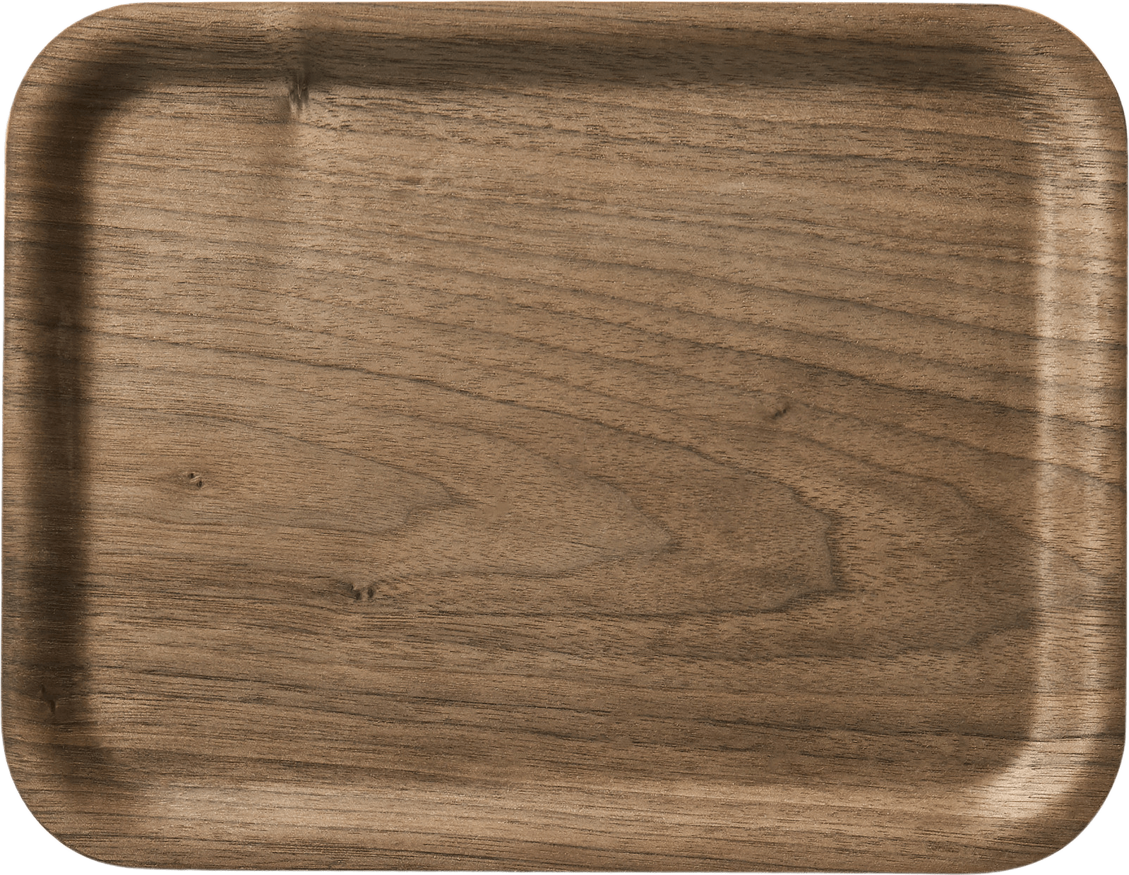 Bricka WALNUT 27x20cm, från Åhléns Home, i färgen Brown.