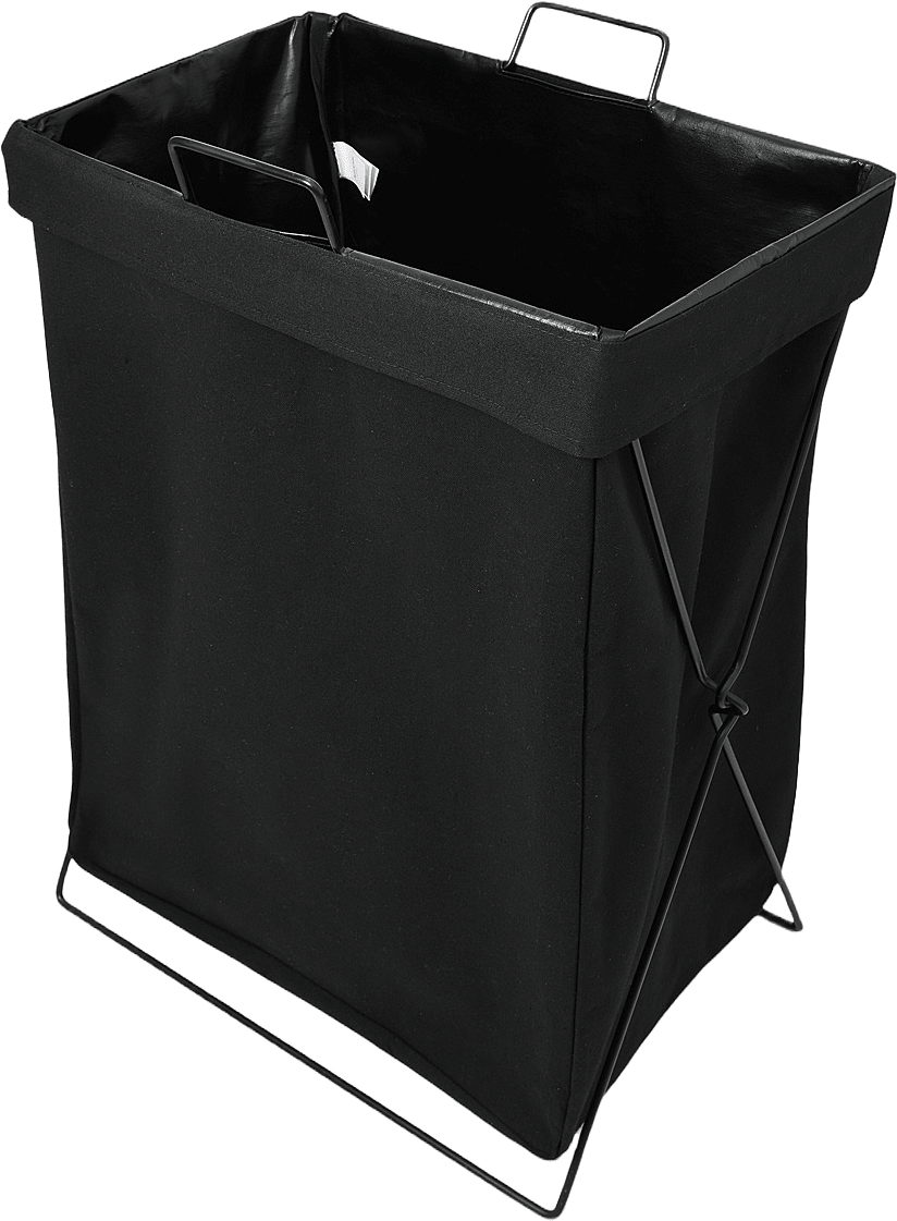 Tvättkorg  SKANÖR, från Åhléns Home, i färgen Black.