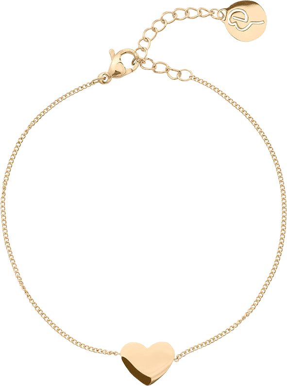 Pure Heart Bracelet, från Edblad, i färgen Gold.