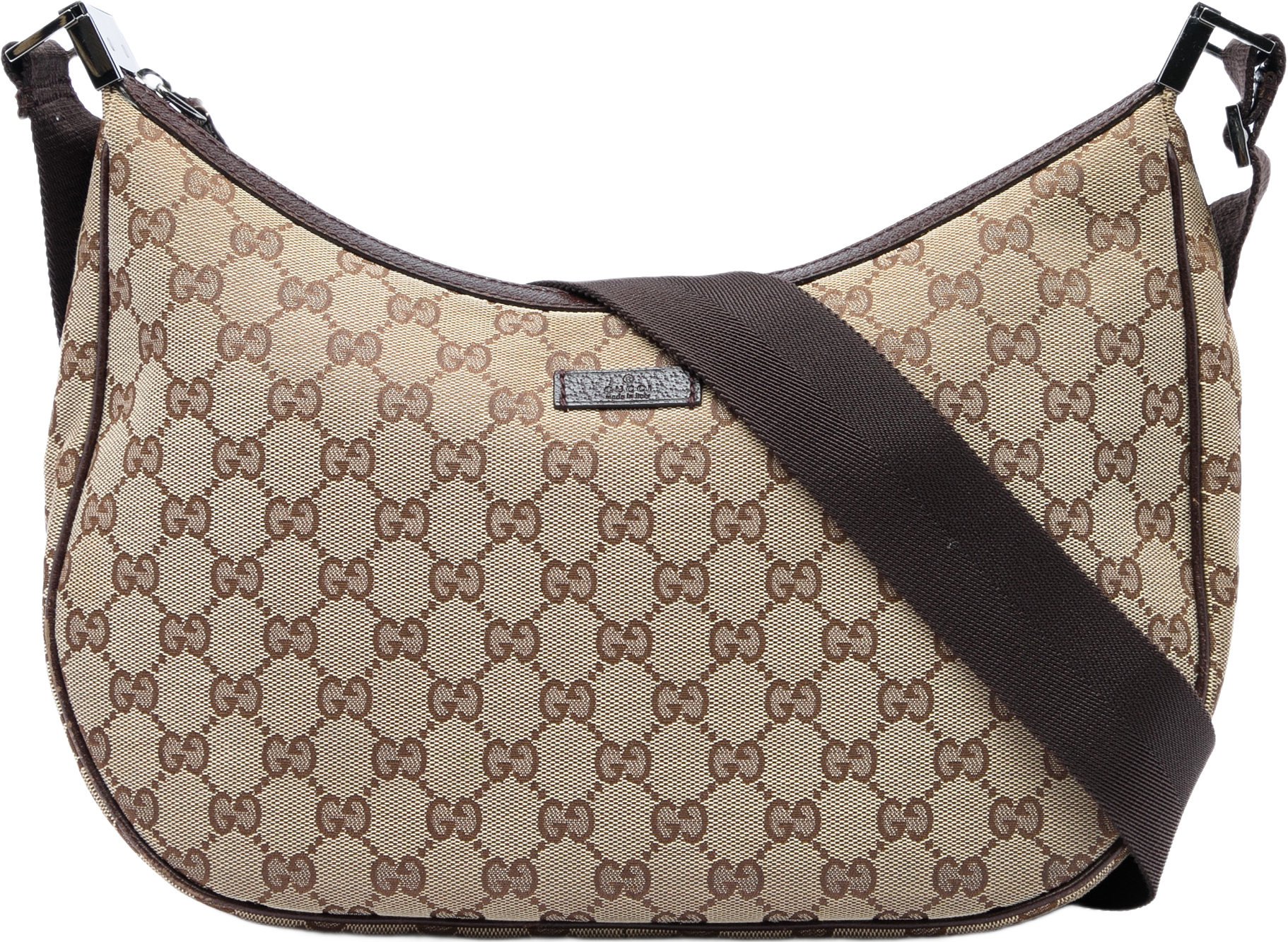 Gucci Gg Canvas Crossbody, från Luxclusif, i färgen beige.