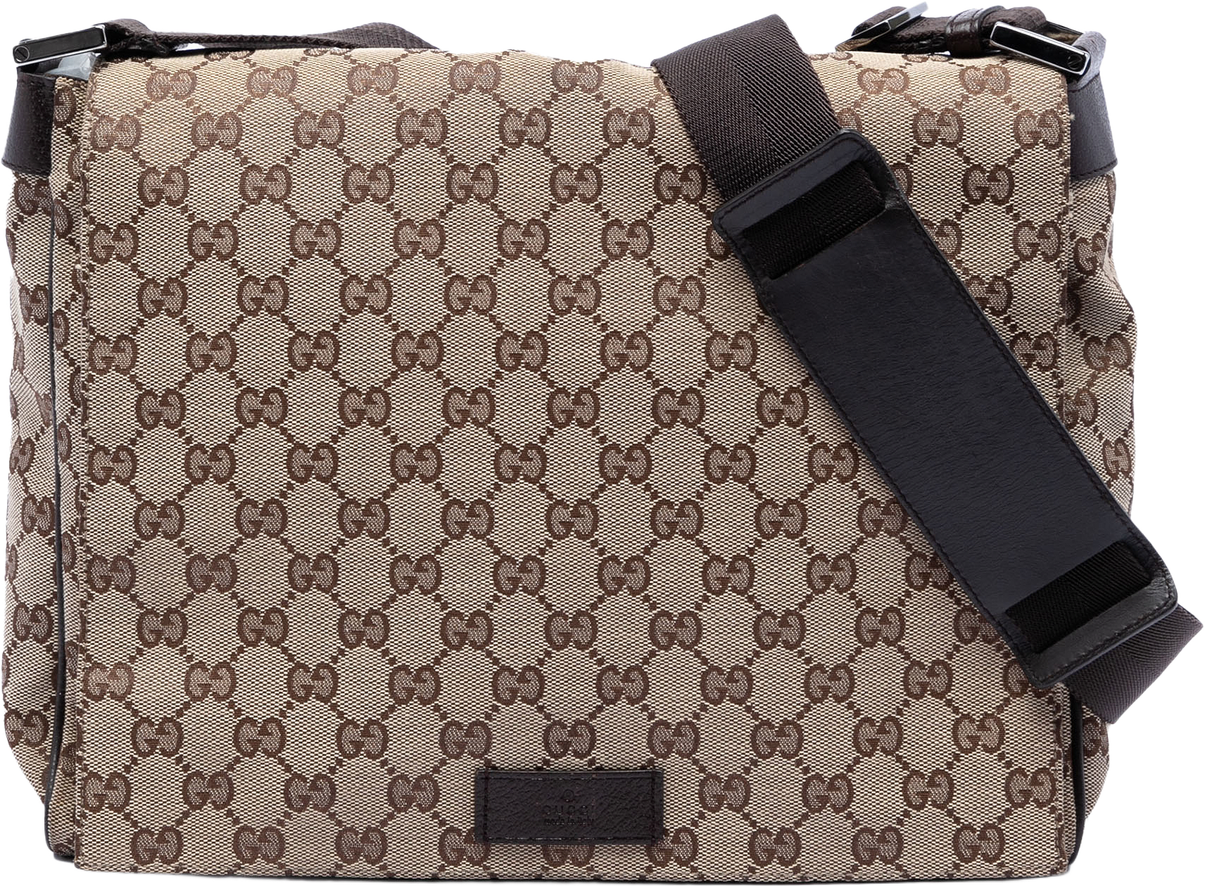 Gucci Gg Canvas Messenger Bag, från Luxclusif, i färgen beige.
