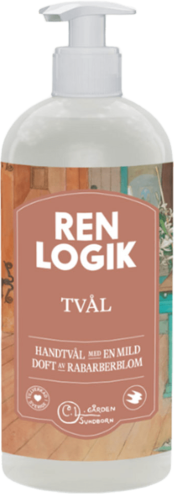 Tvål Rabarberblom, från Ren Logik.