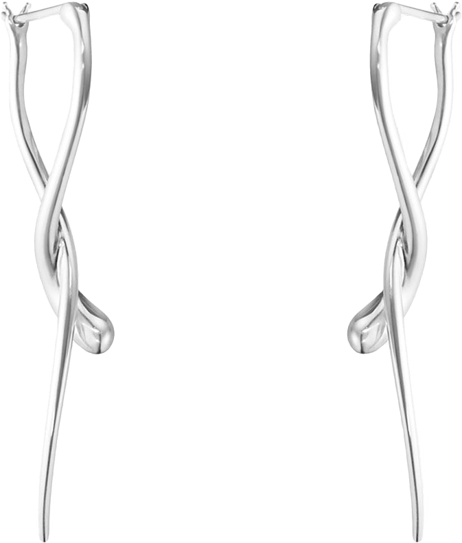 MERCY ÖRHÄNGE 634C, från Georg Jensen, i färgen Silver.