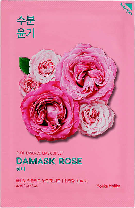 Pure Essence Mask Sheet - Damask Rose, från Holika Holika.