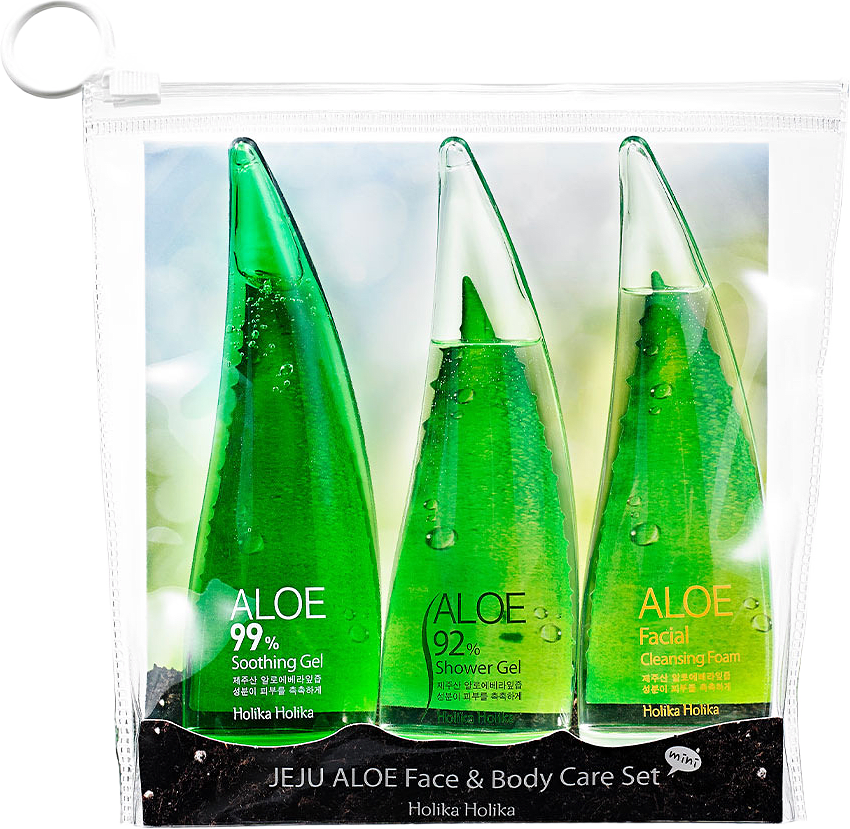 Jeju Aloe Face And Bodycare Set, från Holika Holika.