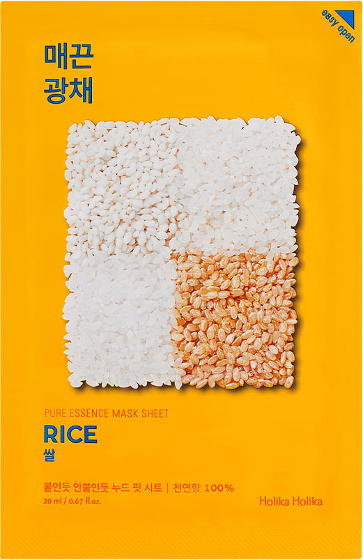 Pure Essence Mask Sheet - Rice, från Holika Holika.