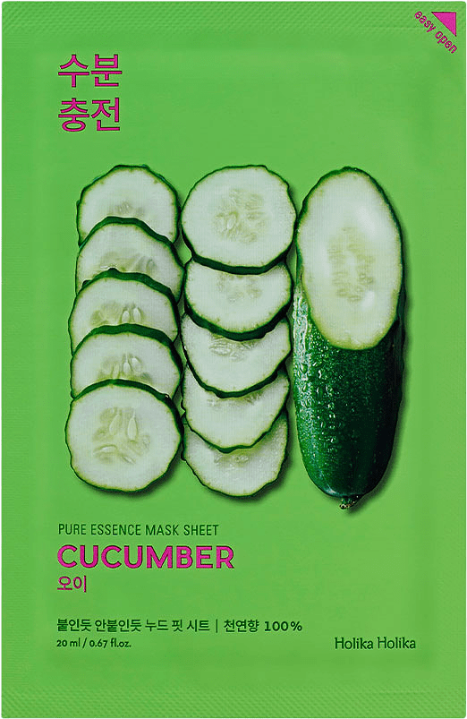 Pure Essence Mask Sheet - Cucumber, från Holika Holika.