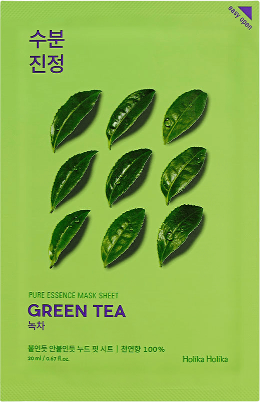 Pure Essence Mask Sheet - Green Tea, från Holika Holika.