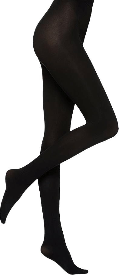 Tights 2-pack Opaque 60 Den, från Vogue, i färgen Black.