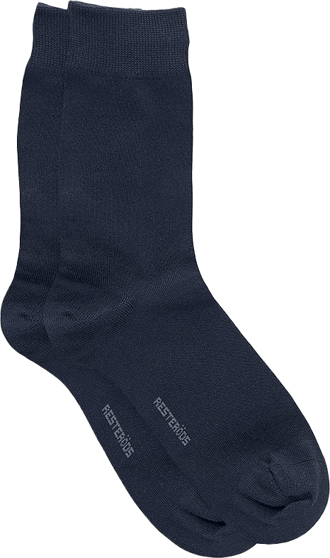 Bamboo Socks 5-pack, från Resteröds, i färgen Navy.