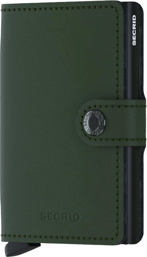 Miniwallet, från Secrid, i färgen M-green.