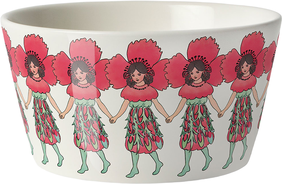 Elsa Beskow Skål 50 cl Poppy, från Design House Stockholm.