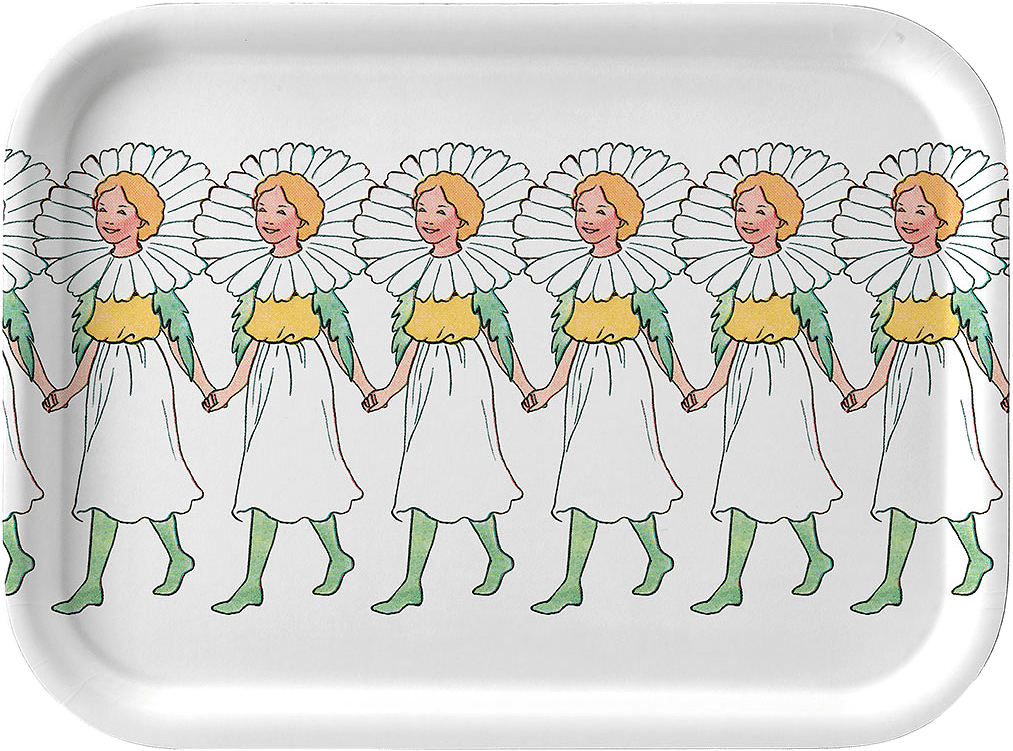 Elsa Beskow Bricka 20x27 Marguerite, från Design House Stockholm.