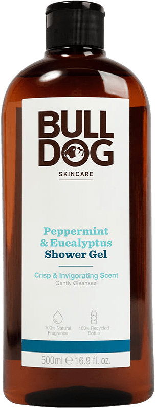 Peppermint & Eucalyptus Shower Gel 500ml, från Bulldog.