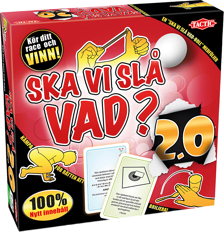Sällskapsspel, Ska vi slå vad? 2.0, från TACTIC.