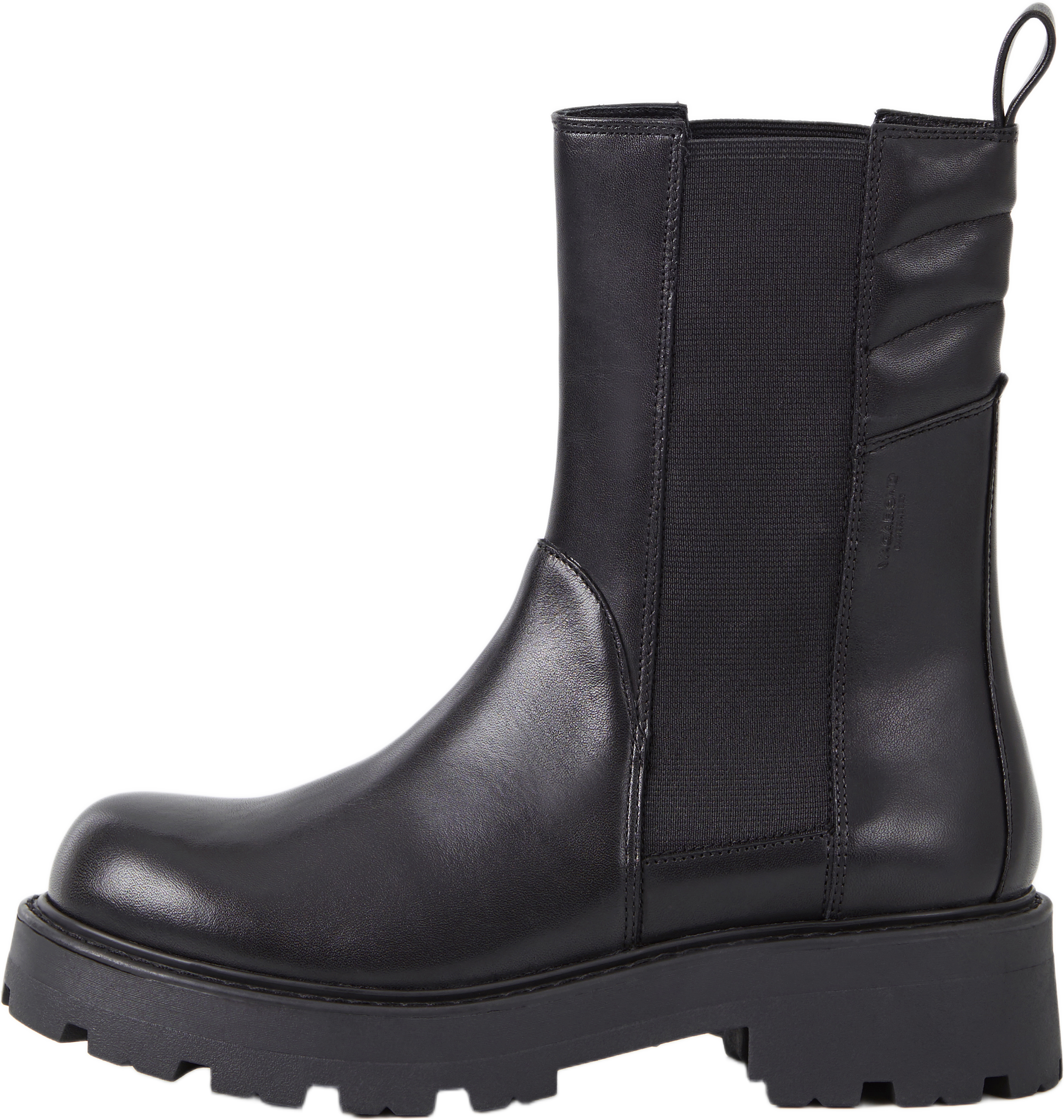 COSMO 2.0 Boots Low Heel Chunky, från Vagabond Shoemakers, i färgen Black.