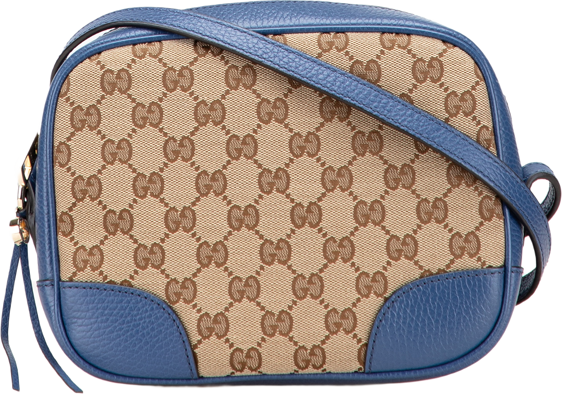 Gucci Gg Canvas Bree Crossbody, från Luxclusif, i färgen beige.