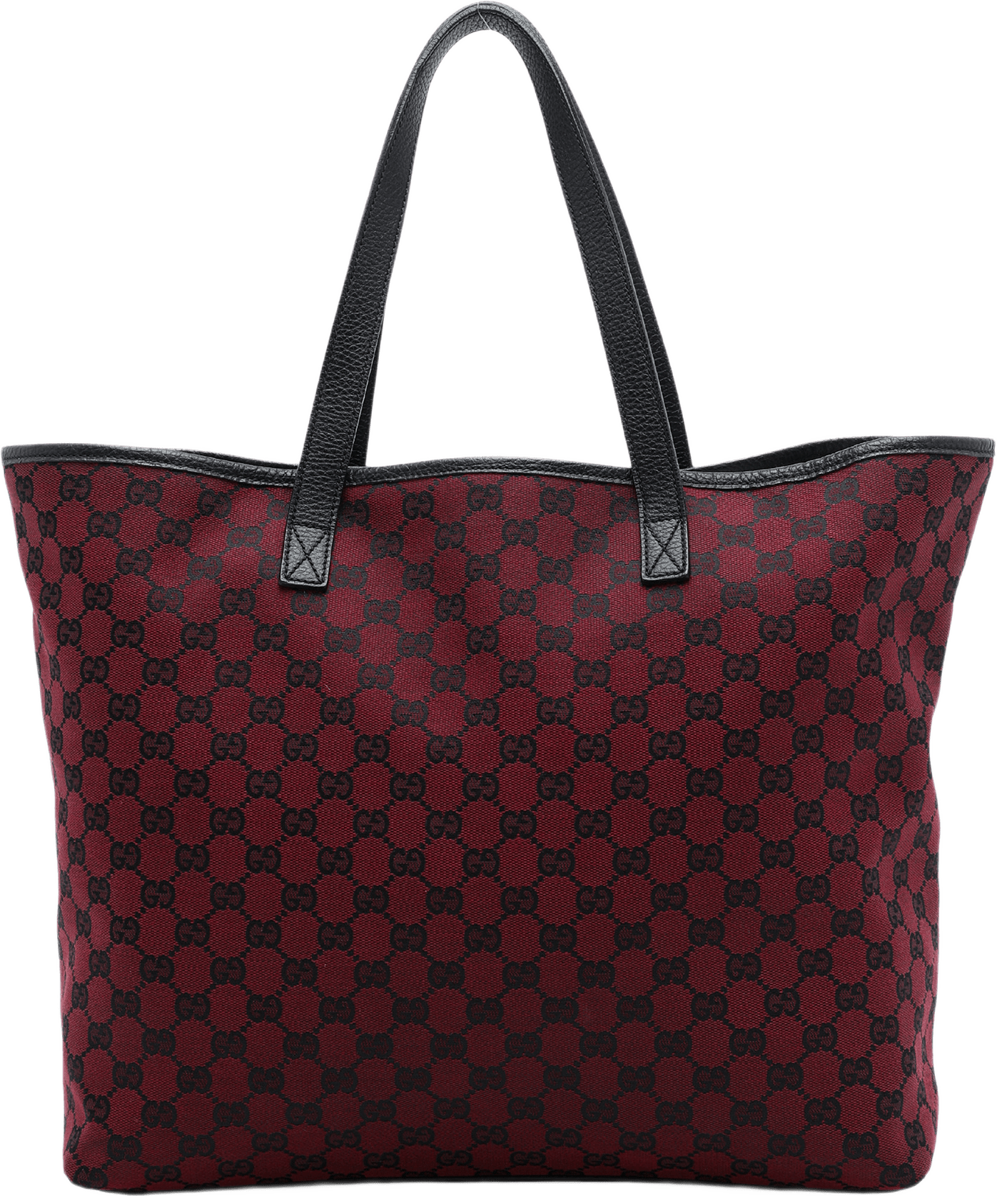 Gucci Gg Canvas Tote, från Luxclusif, i färgen röd.