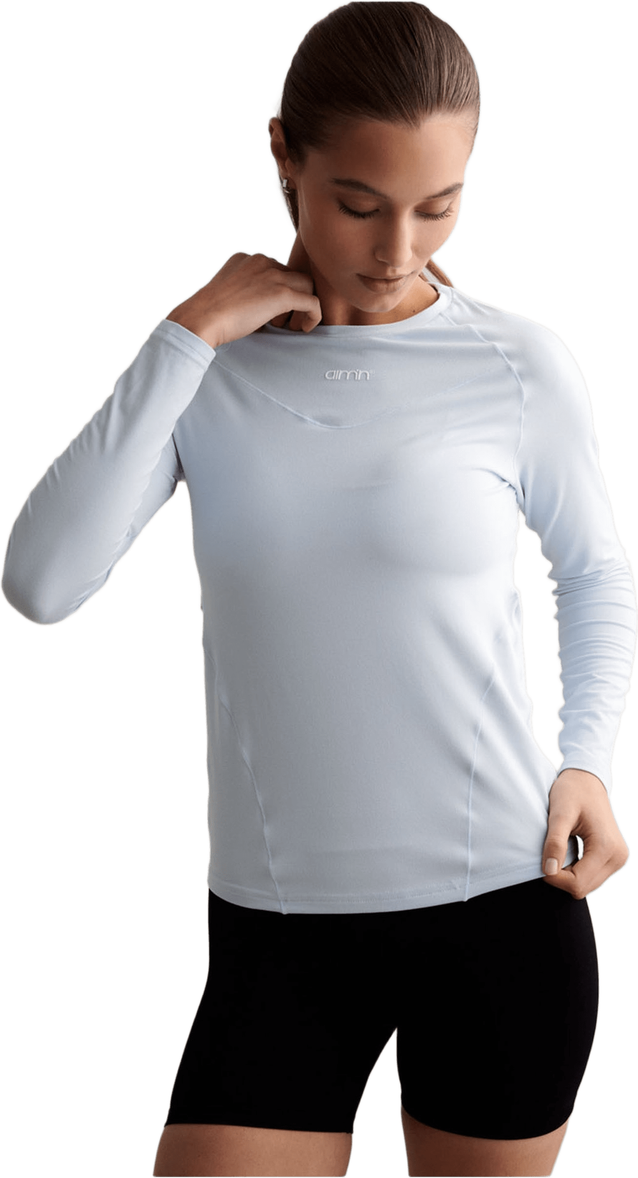 Soft Basic Long Sleeve, från aim'n, i färgen aura.